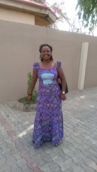 Three days ago - April 2016 (had to use a safety pin to hold the skirt in place)